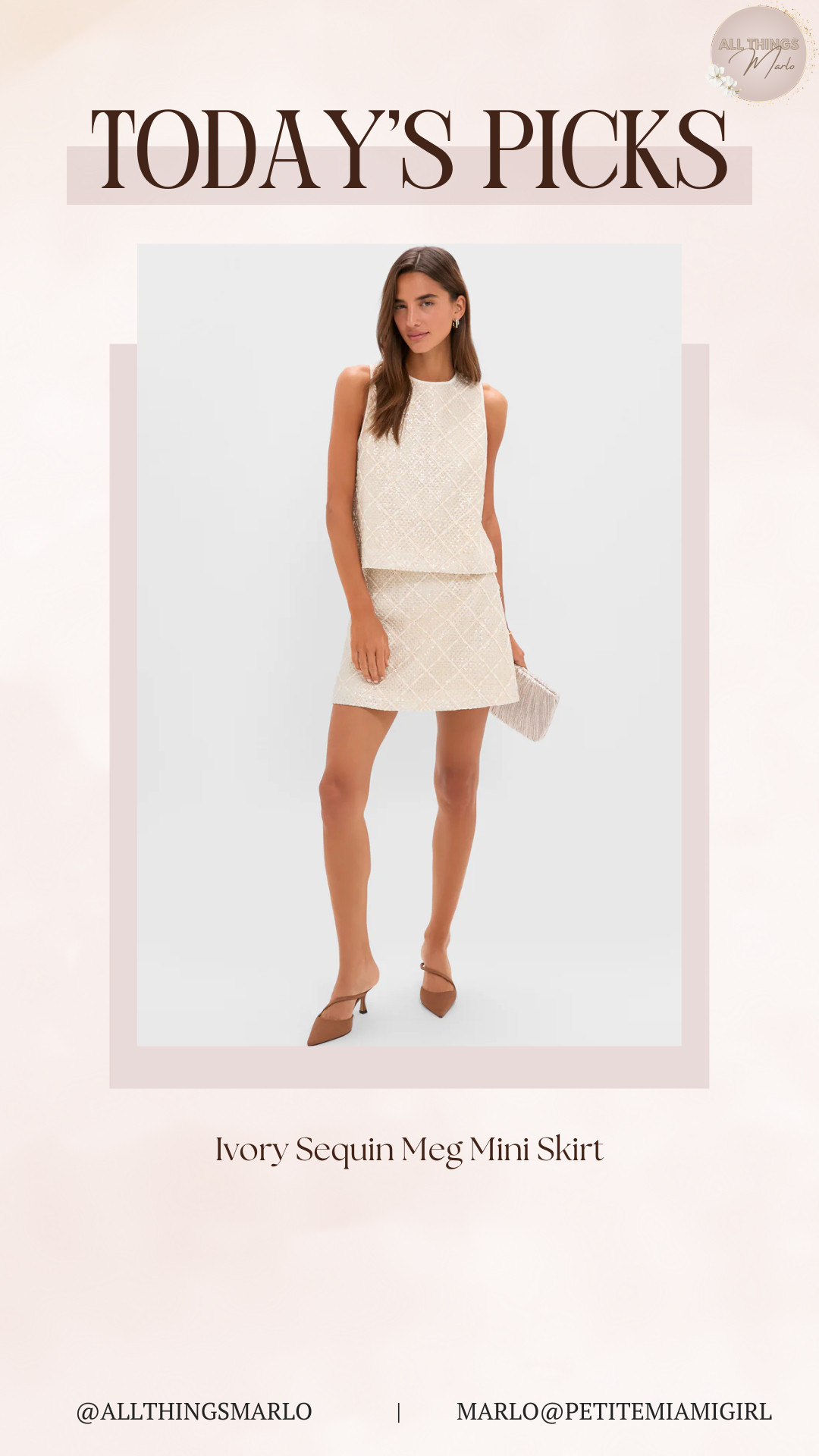 Ivory Sequin Meg Mini Skirt 

 #LTKHoliday #LTKSeasonal #LTKStyleTip