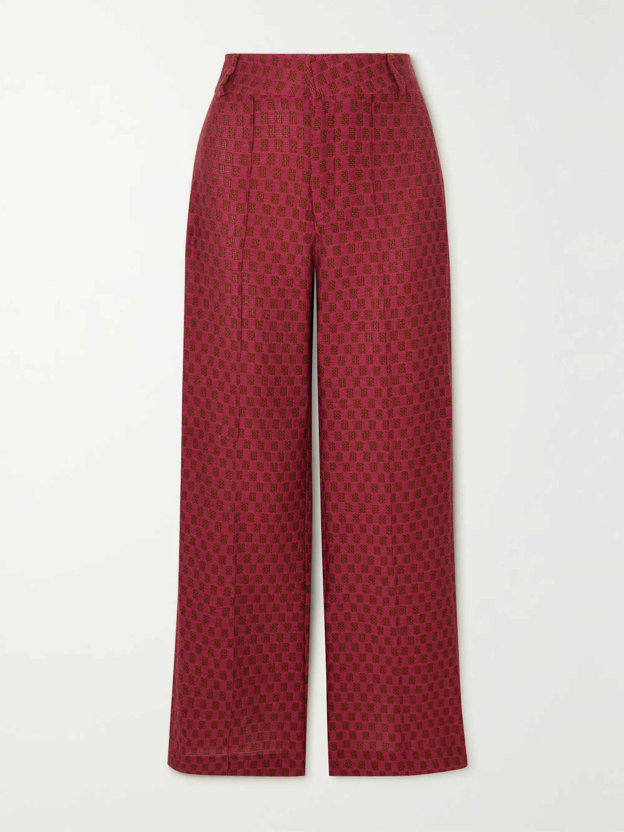 Yoshi jacquard wide-leg pants | NET-A-PORTER (US)