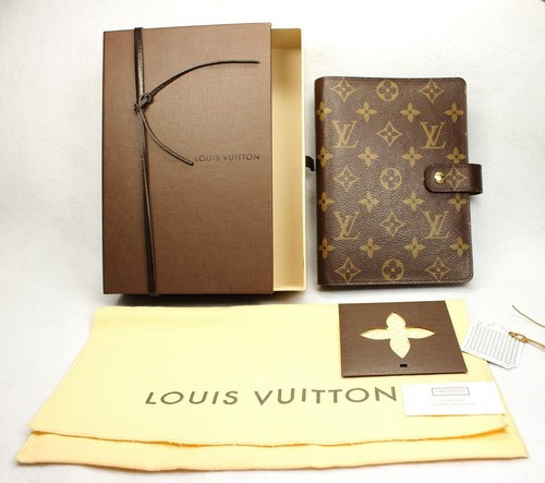 Authentic Louis Vuitton Monogram Agenda MM Day Planner Cover R20105 | eBay | eBay US