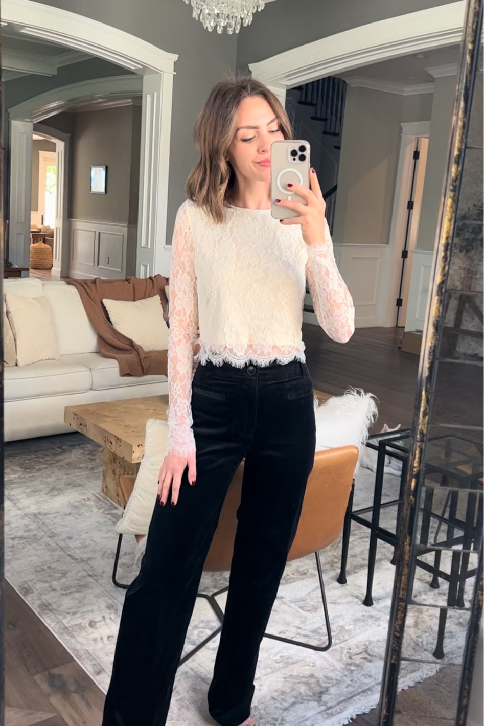 Lace top // long sleeve // 

#LTKCyberweek #LTKHoliday