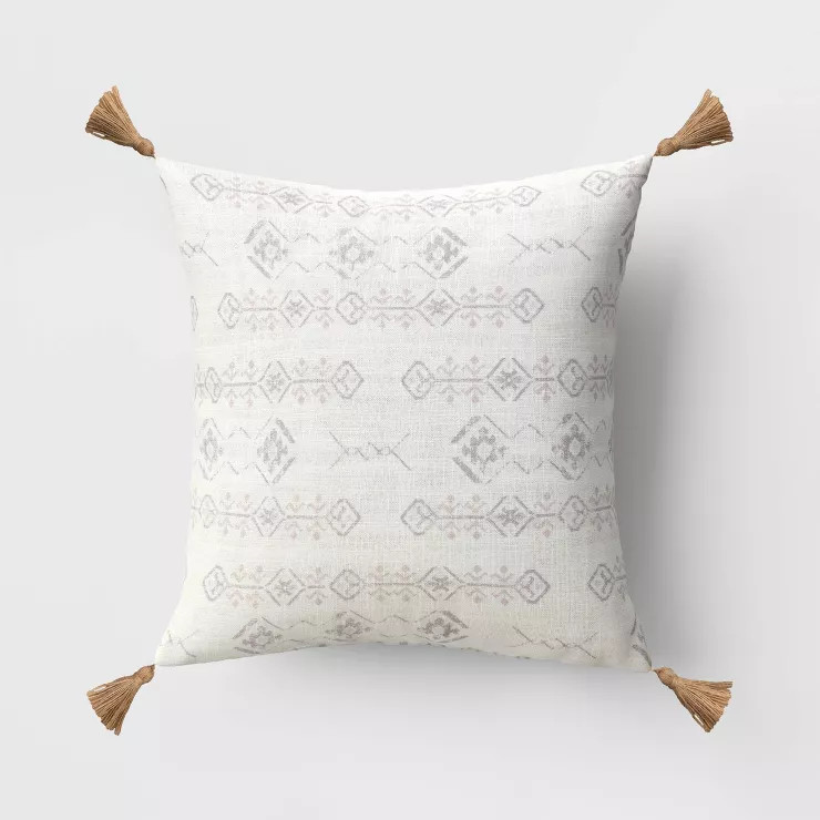 Dunes Outdoor Throw Pillow Neutral - Threshold™ | Target