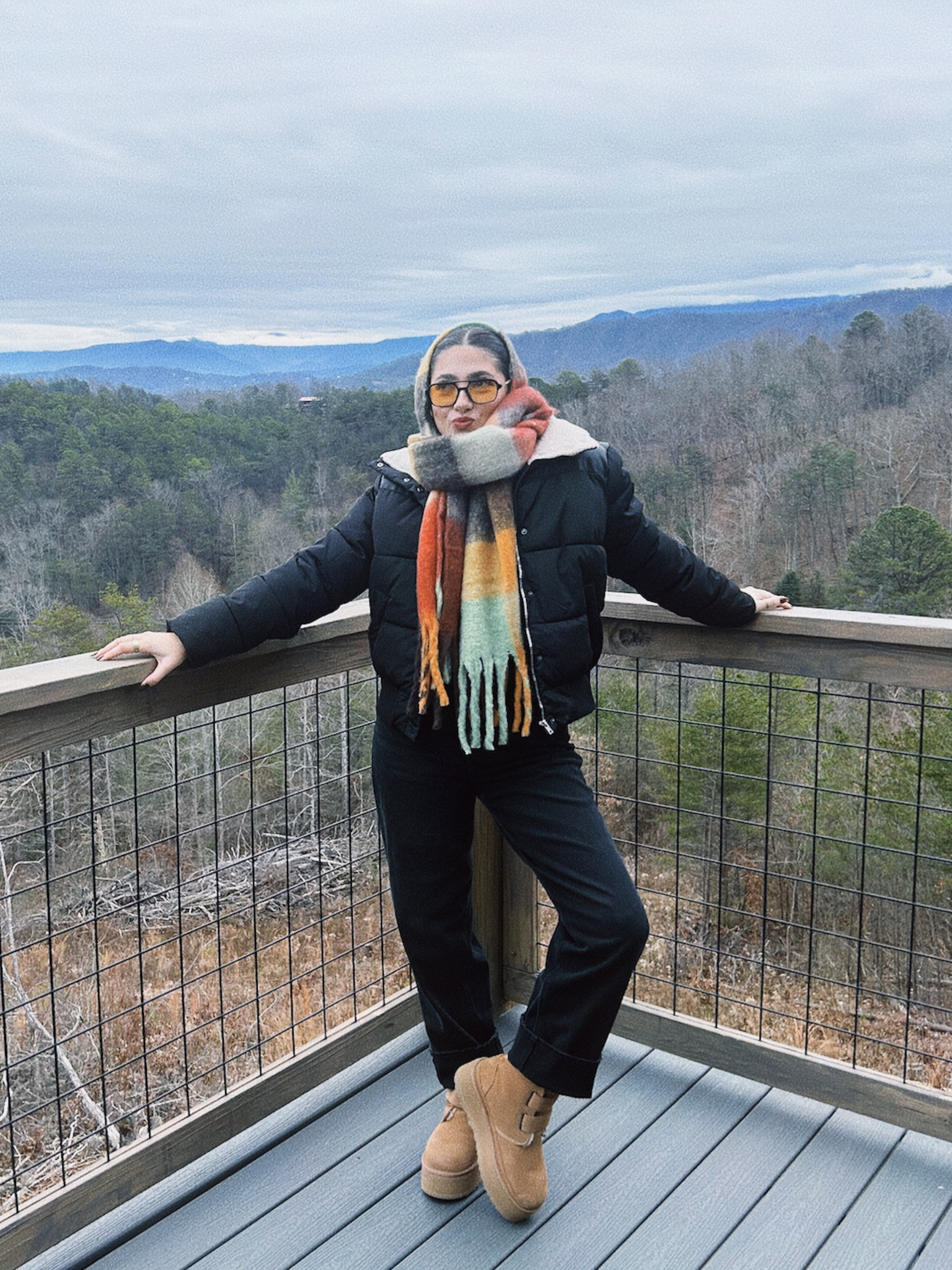 tennessee outfit! kept me so warm ✨ 

tags: puffer jacket, cashmere scarf, sunglasses, winter outfit, cold weather, uggs, amazon

#LTKstyletip #LTKshoecrush #LTKtravel