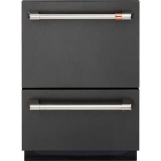 Cafe 24 in. Matte Black Double Drawer Dishwasher CDD420P3TD1 - The Home Depot | The Home Depot