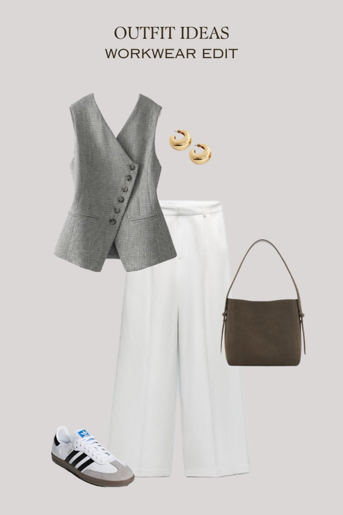 White Trousers with a Grey Waistcoat.. perfect Spring Workwear Inspiration! 

#LTKspring #LTKstyletip #LTKworkwear