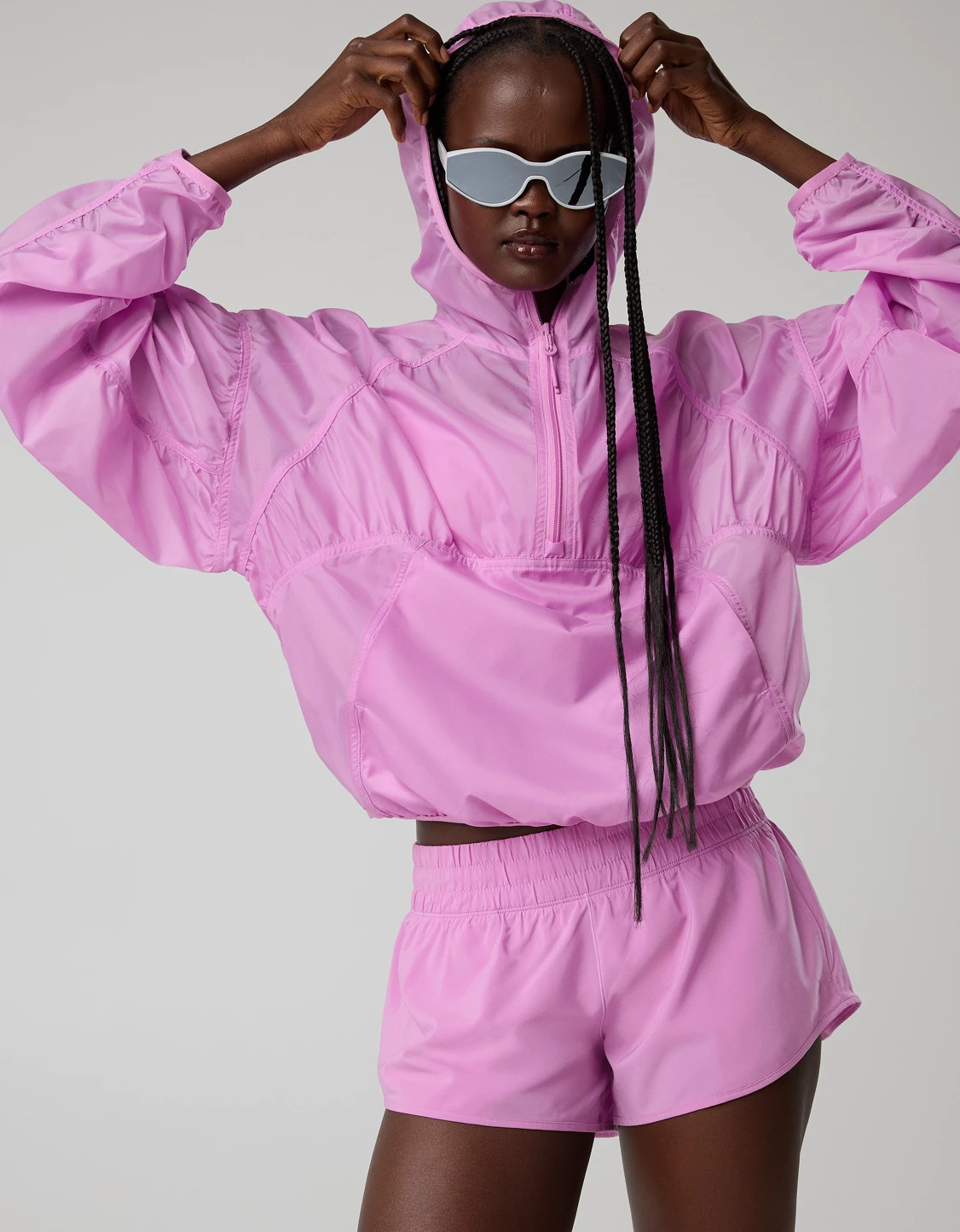 OFFLINE By Aerie Ruched Nylon Quarter Zip | Aerie