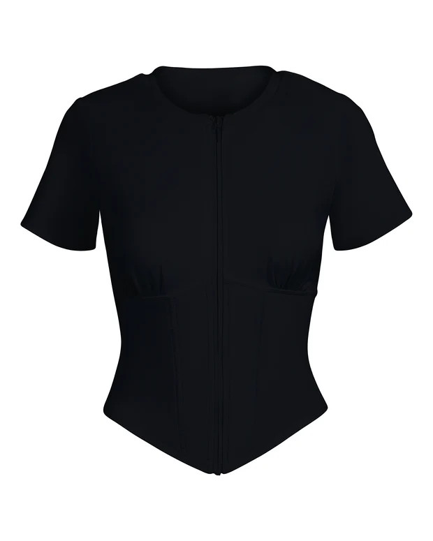 Short Sleeve Corsety Top | TA3