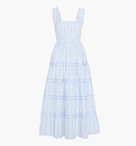 The Kimmy Nap Dress - Blue Petal Stripe | Hill House Home US