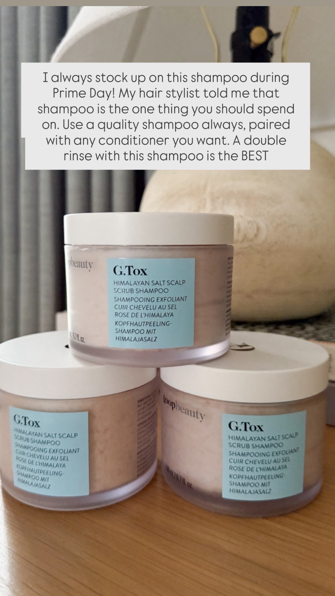 Goop beauty detox shampoo on sale for Amazon prime day!! 

I always stock up on this shampoo during Prime Day! My hair stylist told me that shampoo is the one thing you should spend on. Use a quality shampoo always, paired with any conditioner you want. A double rinse with this shampoo is the BEST 🙌🏻

#LTKStyleTip #LTKBeauty #LTKSaleAlert