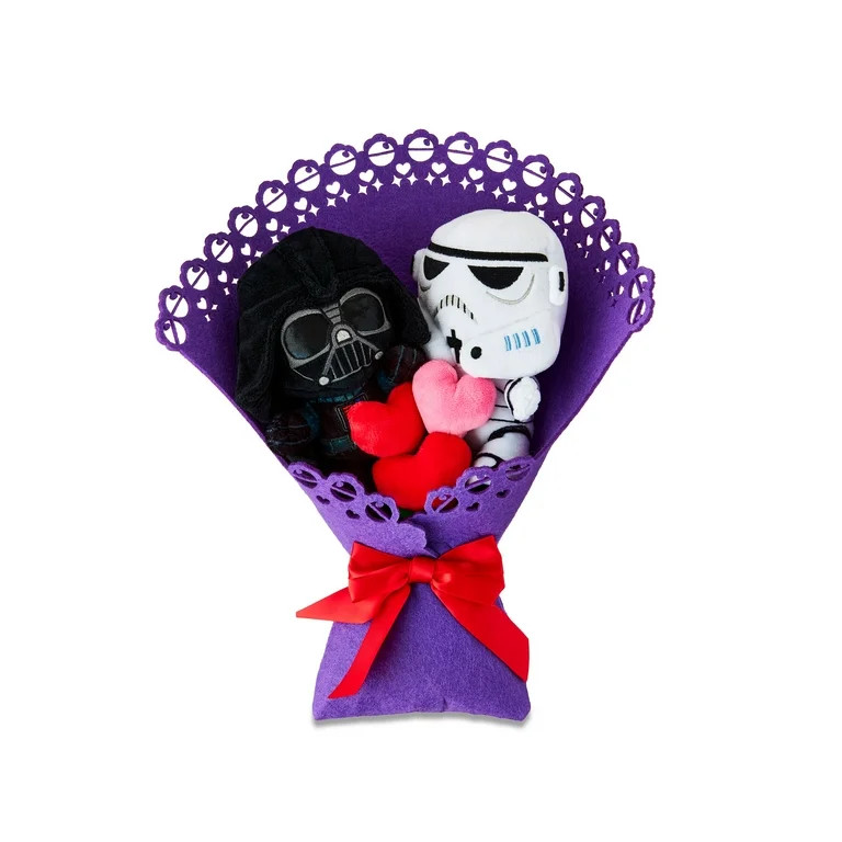 Star Wars™ Medium Plush Valentine’s Bouquet with Darth Vader and Stormtrooper, Collectible Pl... | Walmart (US)