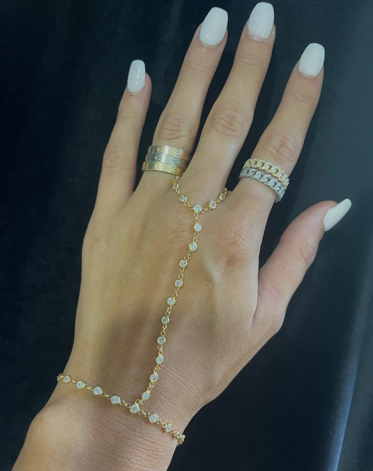 Bezel Handchain | Shop Alexandra Madison