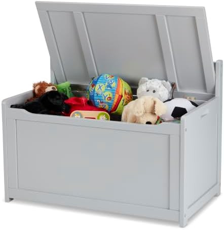 Melissa & Doug Toy Chest, Wooden Toy Storage Box with Safety-Hinged Lid, Kids Toys Storage Organi... | Amazon (US)