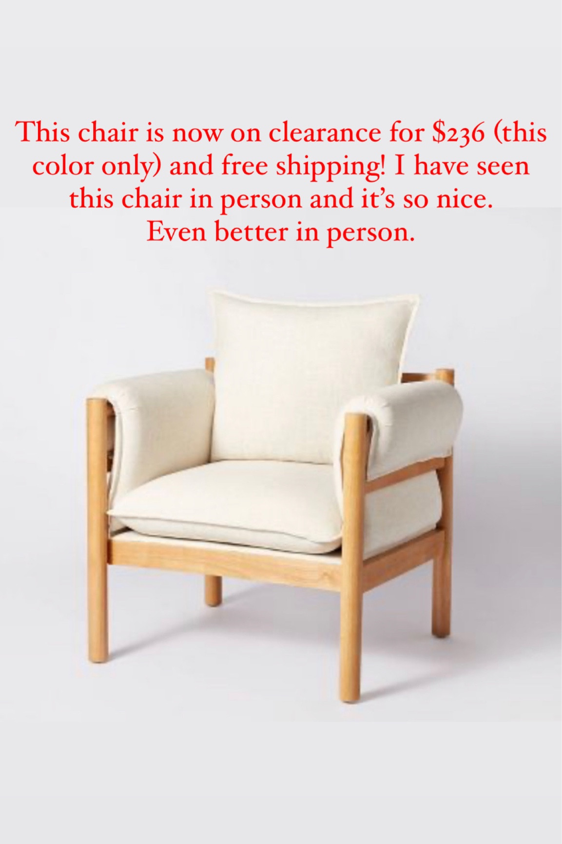 If you have been looking at this chair, now is the time to get it! It’s a great size and so nice! On sale for $263 and free shipping! 

#LTKhome #LTKsalealert #LTKfamily