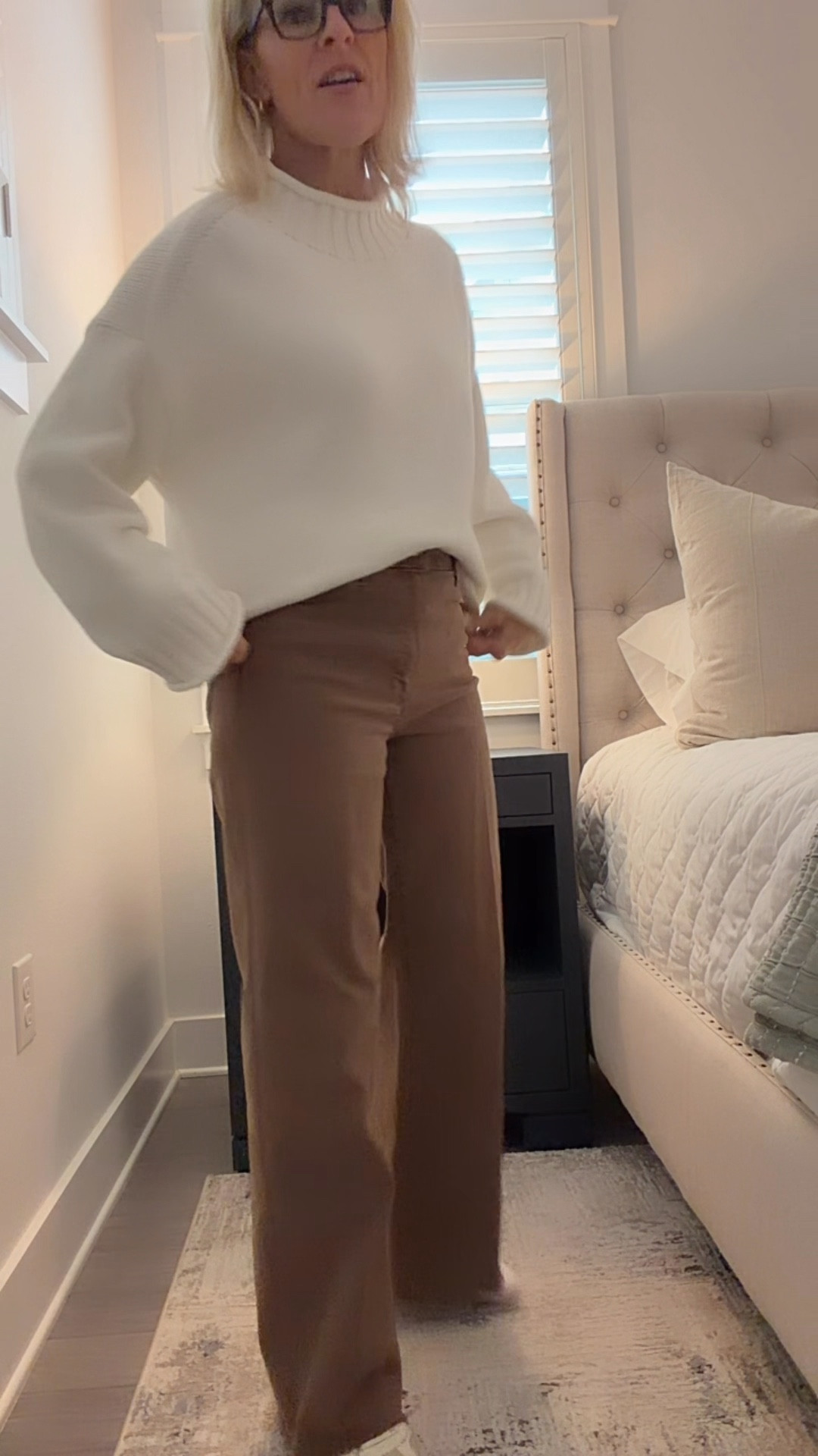 The sweater that’s finally back in stock!! And under $100, which is shocking it is a J.Crew sweater that is fabulous quality.

Sweater – size down one size I’m in XS
denim - fit is true to size

#LTKOver40 #LTKdayinmylife #LTKSeasonal