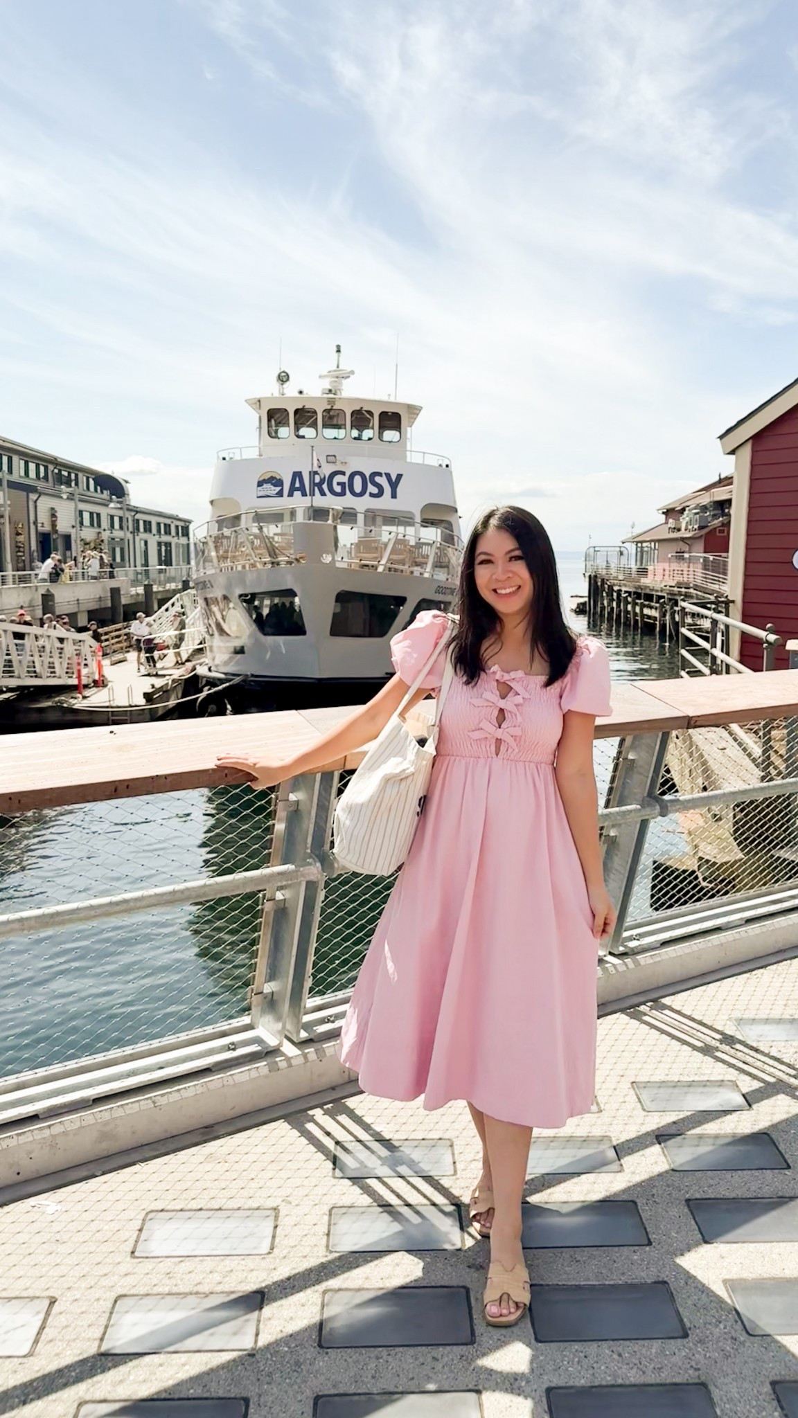 Pink bow dress 40% off! Wearing a Small

summer outfit, summer dress

#LTKPetite #LTKFindsUnder100 #LTKSaleAlert