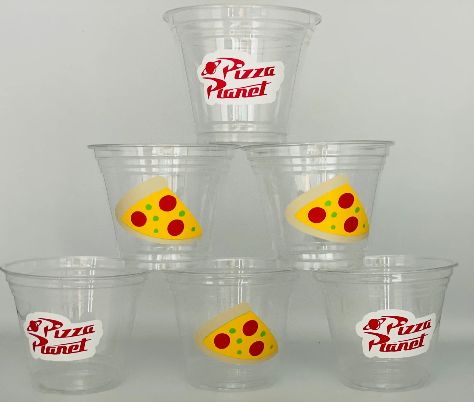 Pizza Planet Party Cups, Toy Story Party Decor, Toy Story Birthday Party, Pizza Planet Birthday P... | Etsy (US)