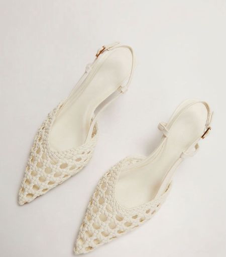 Mira Woven Pointed Toe Slingback Pumps. Also available in brown.

#LTKFindsUnder100 #LTKShoeCrush