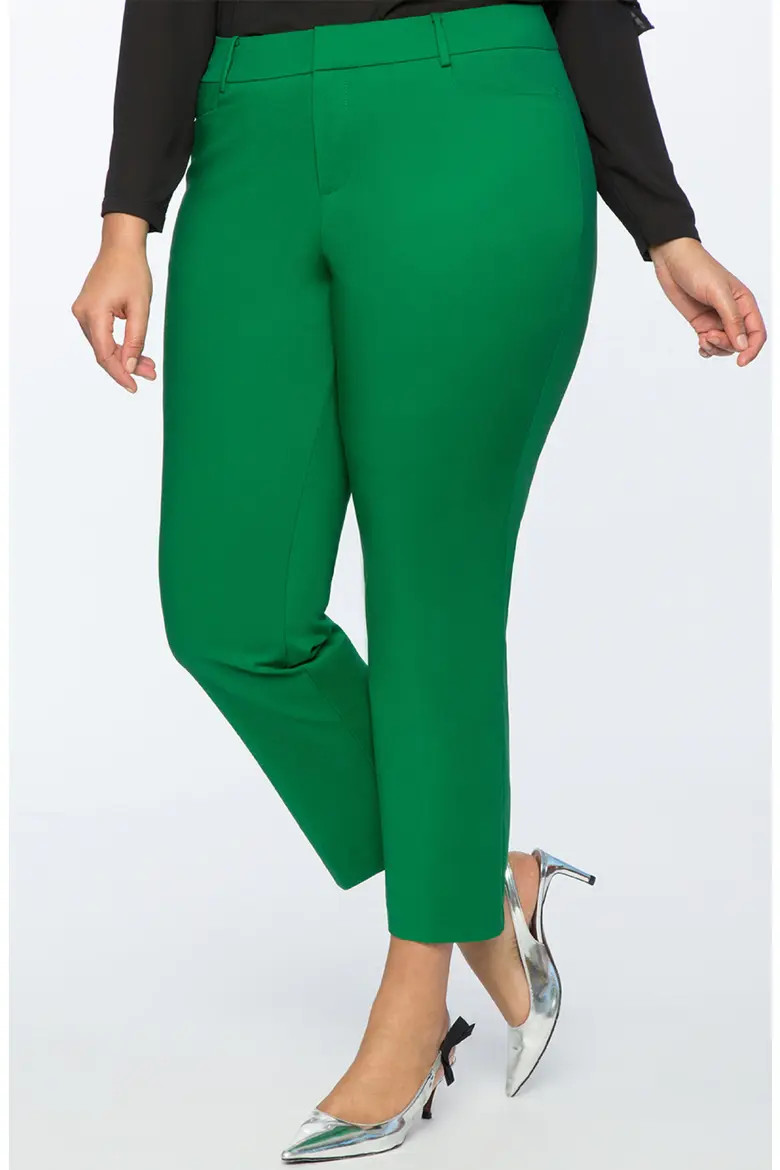 Kady Stretch Cotton Blend Straight Leg Pants (Women) | Nordstrom | Nordstrom