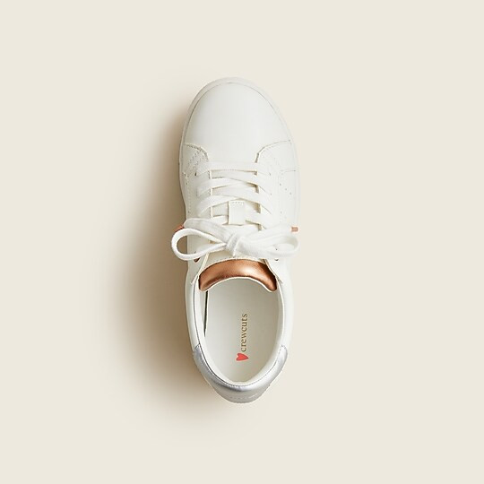 Girls' Saturday metallic sneakers | J. Crew US