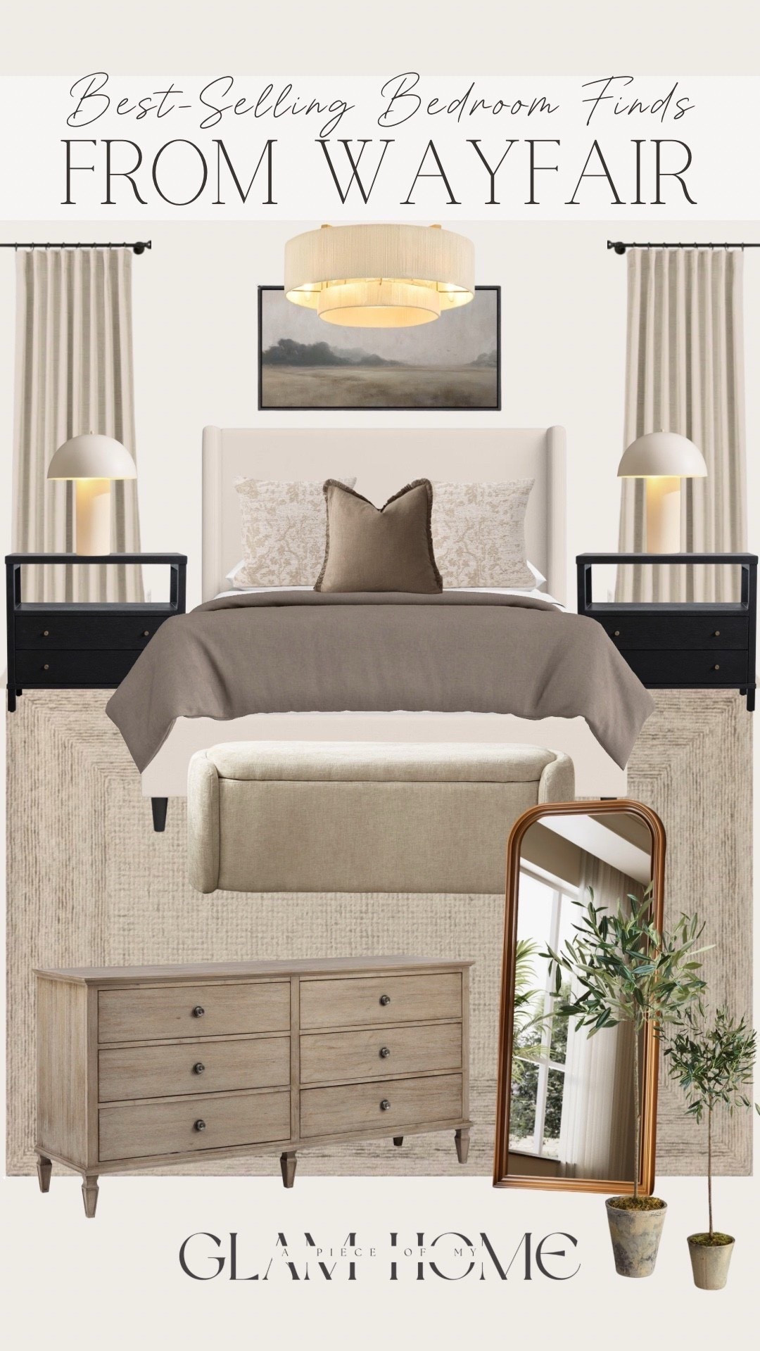 Wayfair bedroom best sellers, Wayfair bedroom furniture, Wayfair bed frames, upholstered bed, wood bed frame, platform bed, nightstands, bedroom dressers, tall dresser, bedroom bench, accent chair bedroom, bedroom lighting, table lamps, neutral bedroom decor, modern farmhouse bedroom, cozy bedroom ideas, primary bedroom refresh, guest bedroom inspiration, affordable bedroom furniture, best selling bedroom finds



#liketkit #LTKU #LTKHome #LTKSeasonal
@shop.ltk
https://liketk.it/5UxEk