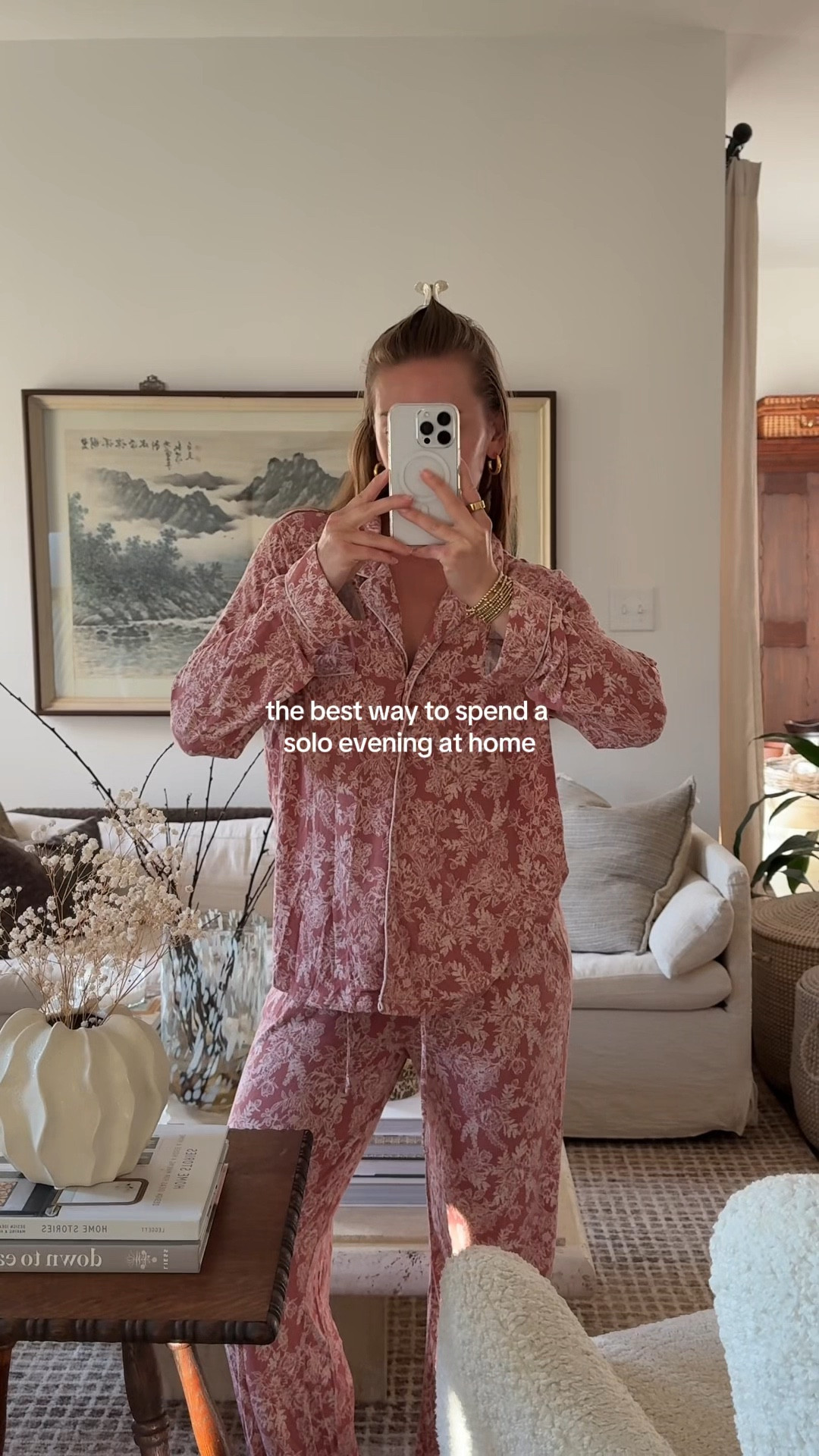 6/7/25 solo summer night in 🫶🏼 cozy solo night in, summer deck setup, cozy outdoor furniture, comfy outdoor lounging, neutral pjs loungewear, cozy neutral loungewear, summer outdoor living, cozy summer night ideas, homebody outdoor vibes, neutral cozy home, cozy deck inspiration, cozy summer evening at home

