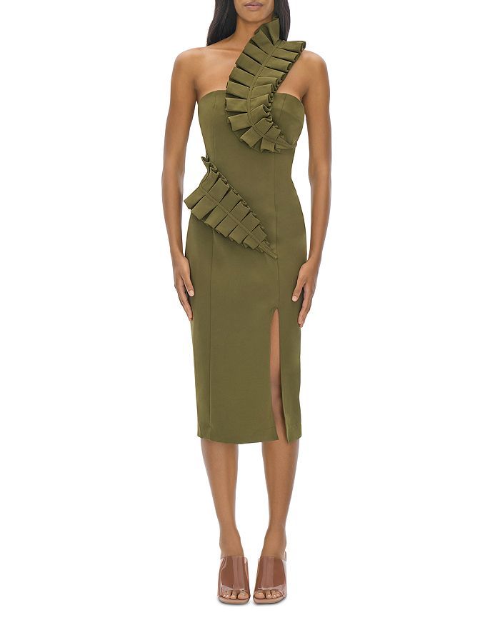 Andrea Iyamah Kamala Ruffled Midi Dress Back to Results -  Women - Bloomingdale's | Bloomingdale's (US)