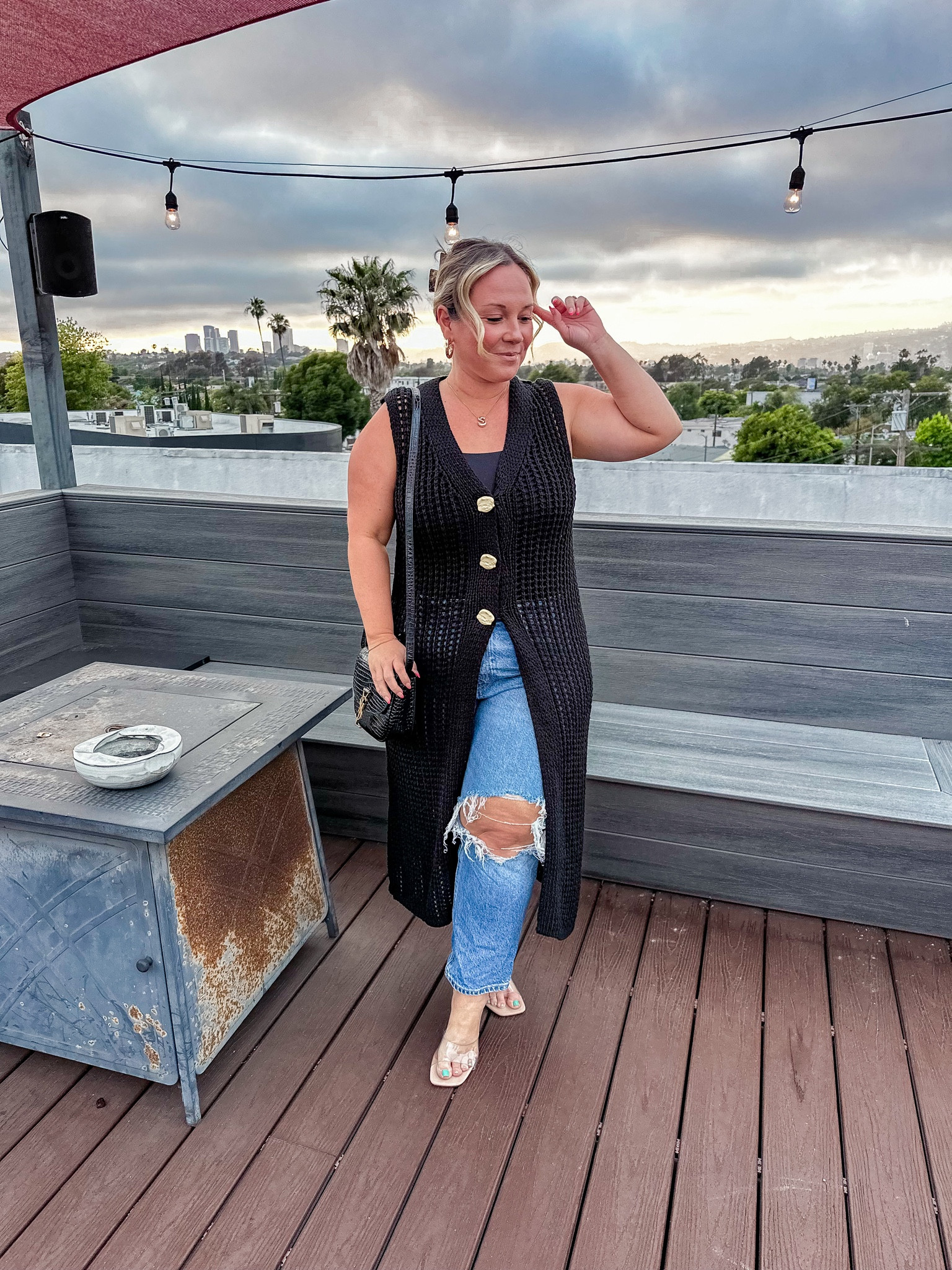 Anthropologie summer sale! 
20% off full priced items with code ANTHRO20 
My tunic is a one size and it is now sold out in black but it’s available in ivory which is just as stunning!!
Jeans are size 14 x short 

Summer outfit, date night outfit, midsize style, petite style, Anthro finds 

#LTKSummerSales #LTKSeasonal #LTKMidsize