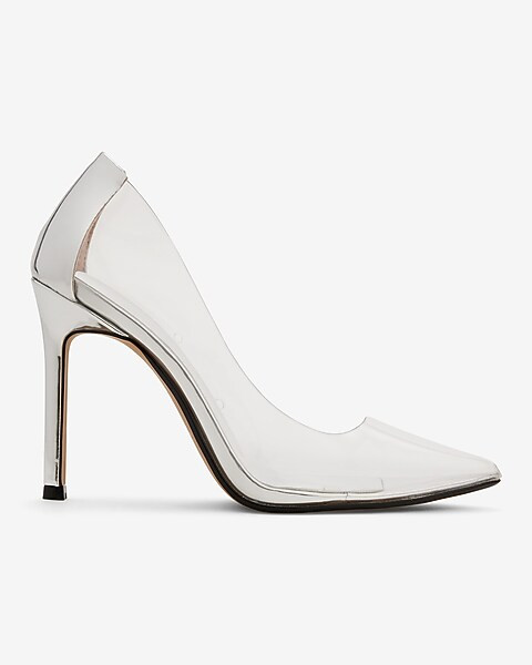 Classic Clear Pointed Toe Pumps | Express