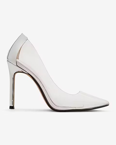 Classic Clear Pointed Toe Pumps | Express (Pmt Risk)