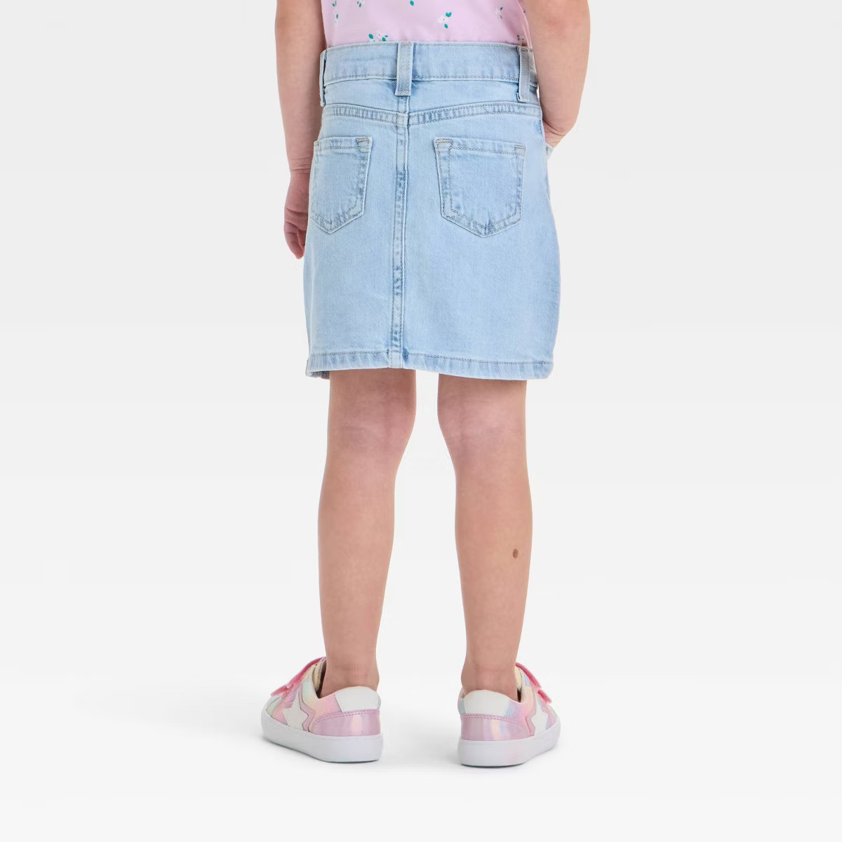 Toddler Girls' Classic Skirt - Cat & Jack™ Light Wash | Target