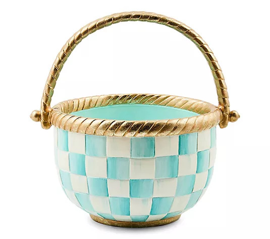 MacKenzie- Childs Large Easter Basket - QVC.com | QVC