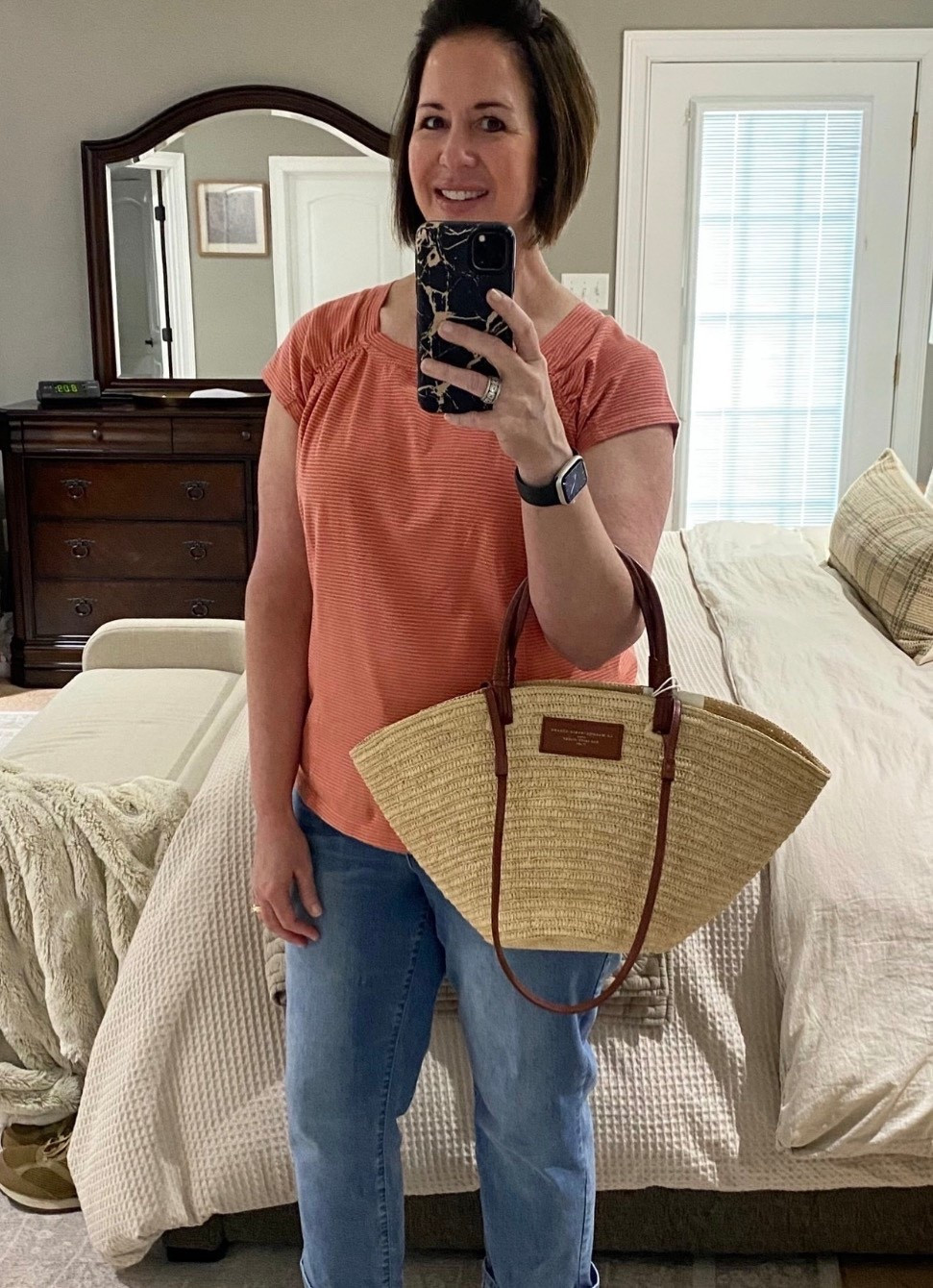 One of my favorite bags for Spring/Summer! The look, quality, style is amazing! 

#LTKdayinmylife #LTKOver40 #LTKgrwm