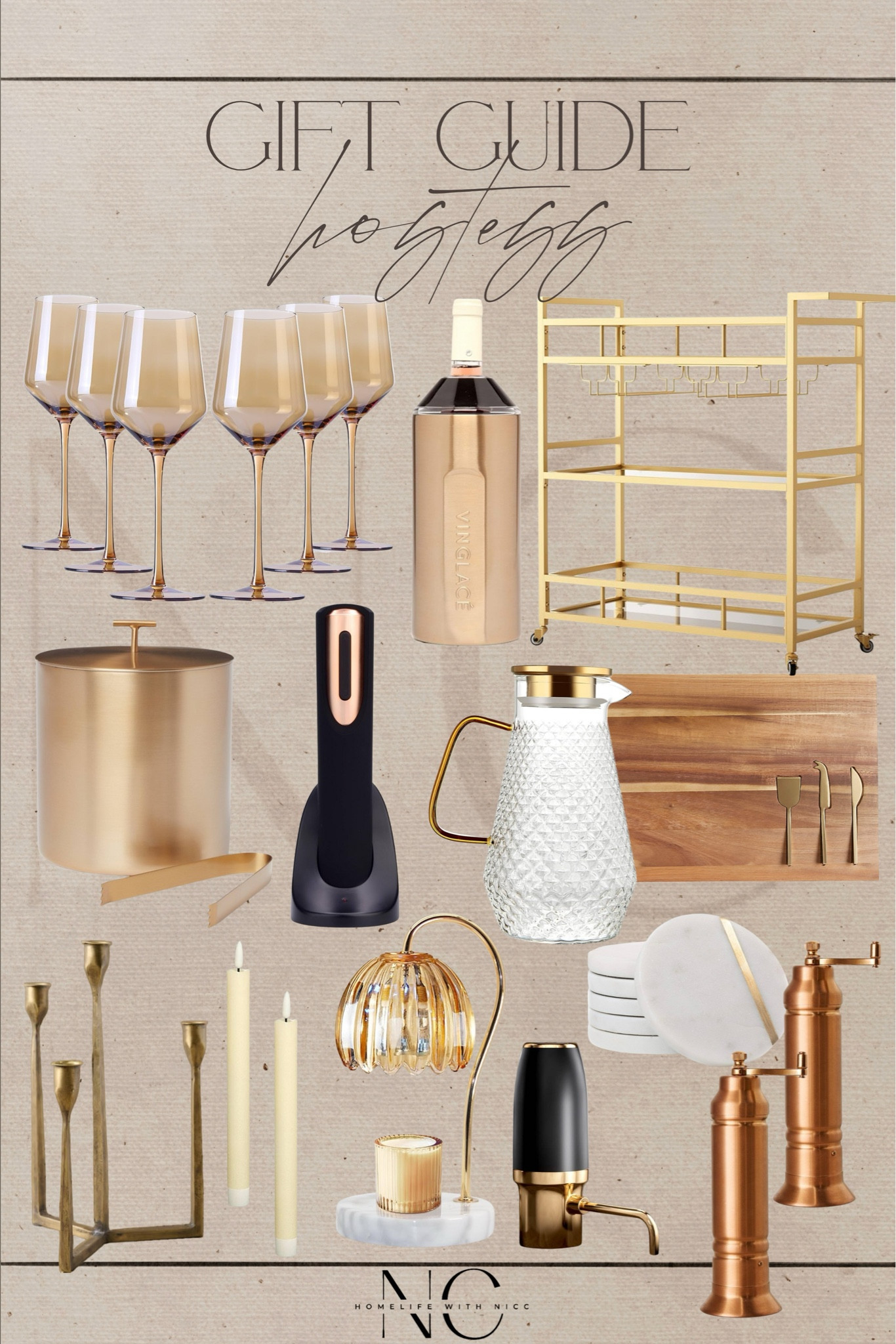 A Gift Guide for the Hostess in your life! So many beautiful items to elevate your get-togethers this season! Many of these come in a variety of colors to fit your style! Buy them for a friend, or for yourself! #giftguide #giftguidehostess #hostessgift #hostessgiftguide 

#LTKHome #LTKSeasonal #LTKGiftGuide