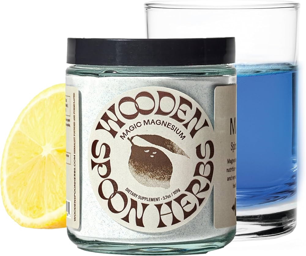 Wooden Spoon Herbs Magic Magnesium Citrate Powder Supplement | Promotes Relaxation, Muscle, Bone,... | Amazon (US)