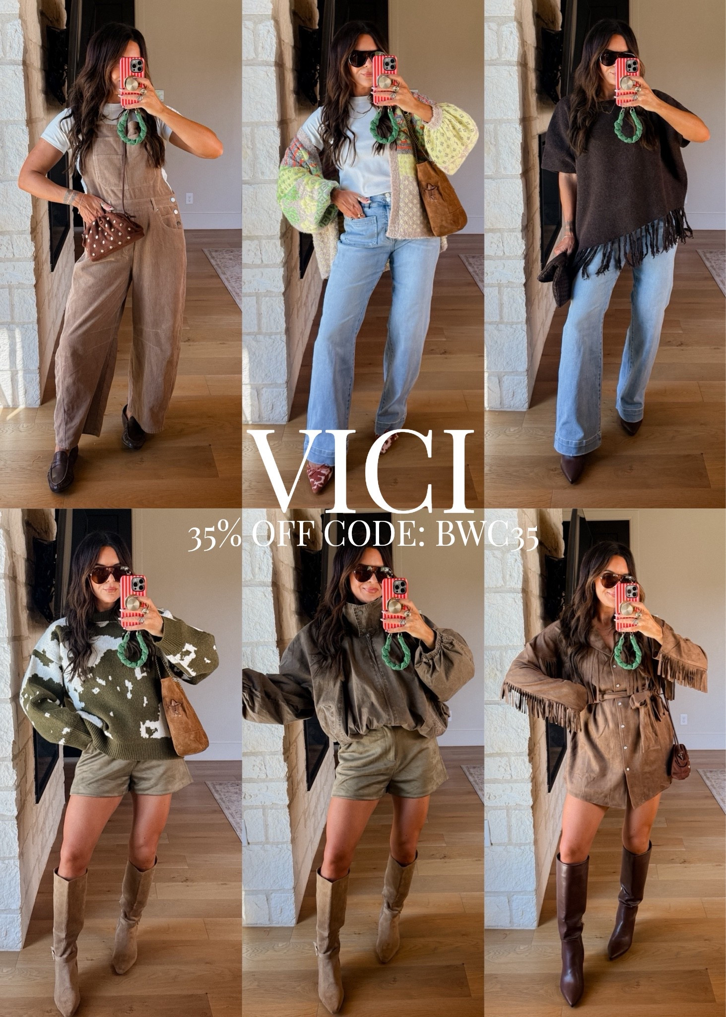 New Vici drop!  35% off with code BWC35
A look for any occasion this fall! 
I get a large in most Vici items. Jeans I got a 29 (they have stretch)

#LTKOver40 #LTKMidsize #LTKSaleAlert