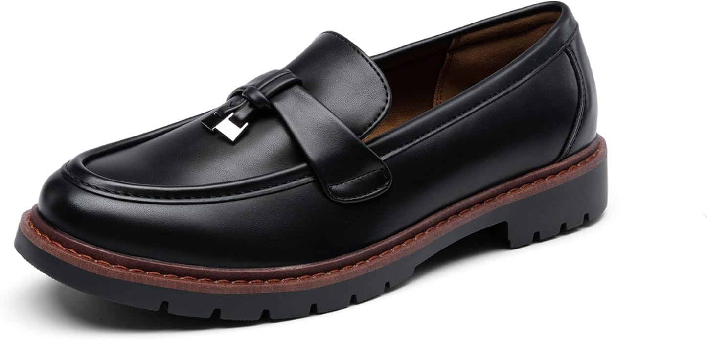 DREAM PAIRS Loafers for Women Slip On Loafer Comfortable Dressy Casual Business Office Shoes | Amazon (US)