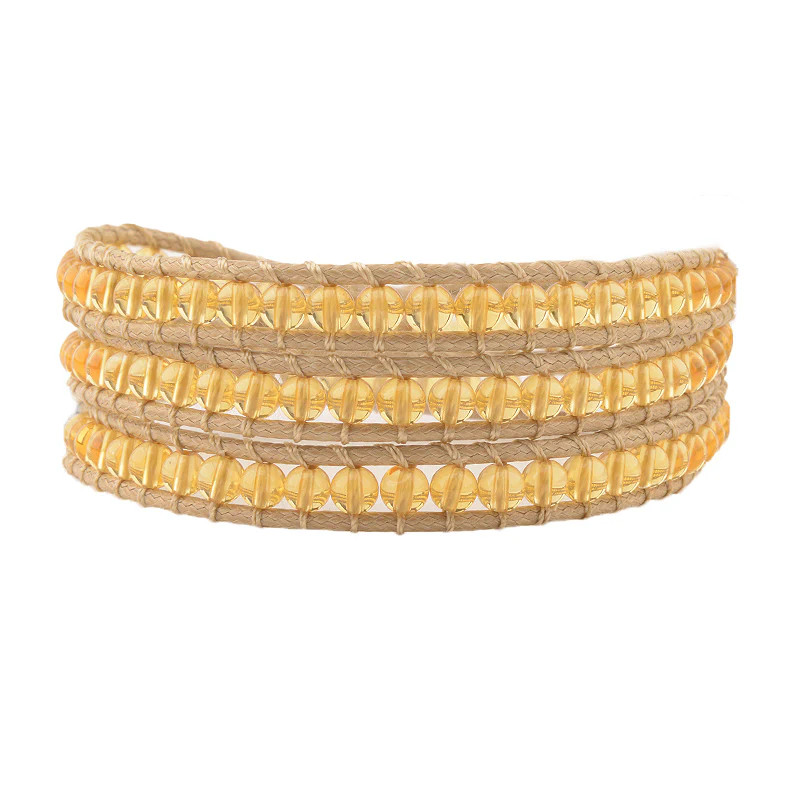 November Birthstone Three Wrap Bracelet | Victoria Emerson