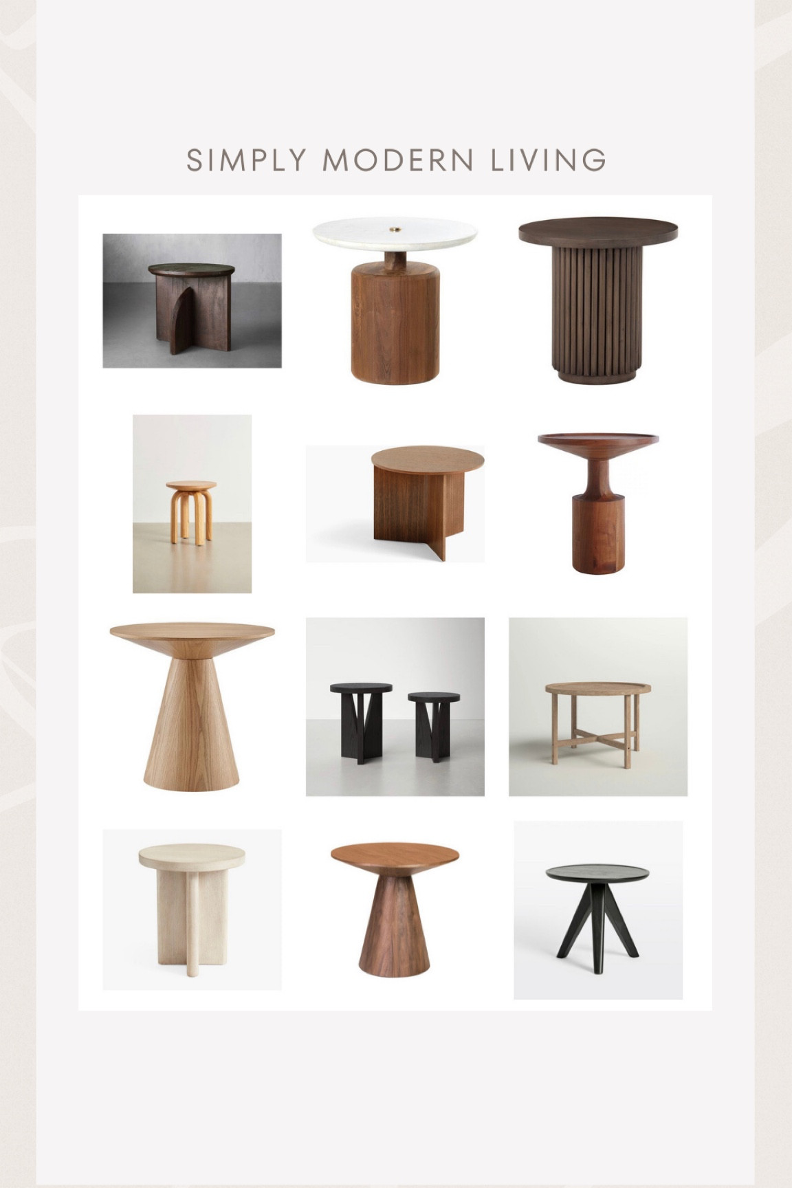 Modern side table - living room furniture 

#LTKhome #LTKstyletip #LTKFind