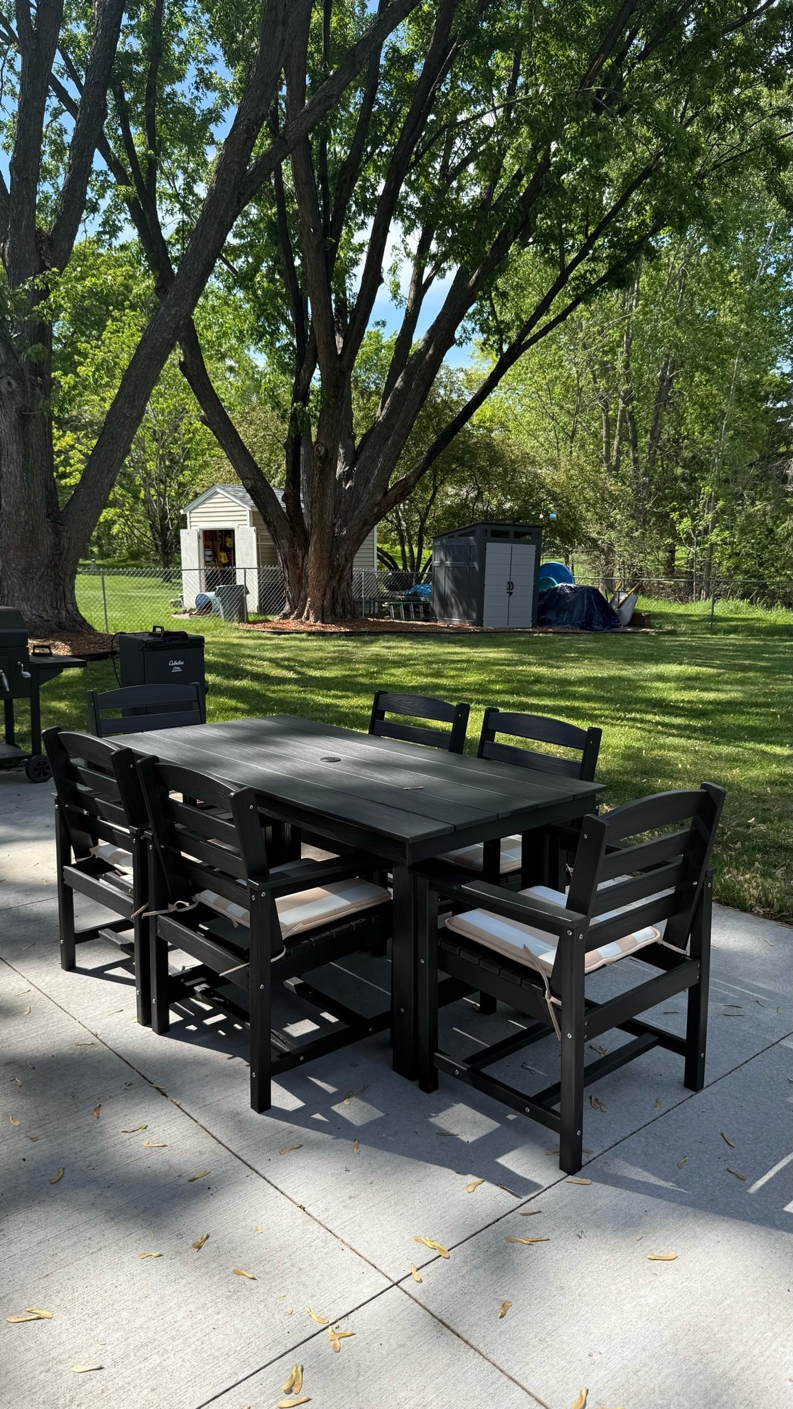 It’s patio season! Make the most of your foot space with a polywood dining set! My favorite Walmart find to date, and it’s on sale!

#LTKSeasonal #LTKSaleAlert #LTKHome