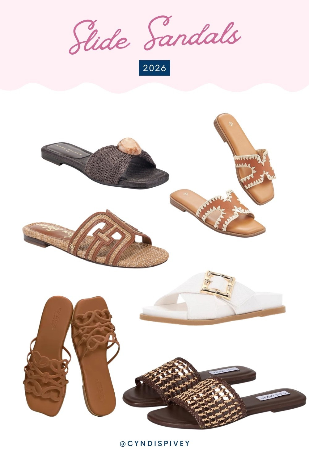 Spring & Summer slide Sandals

#LTKSeasonal #LTKOver40