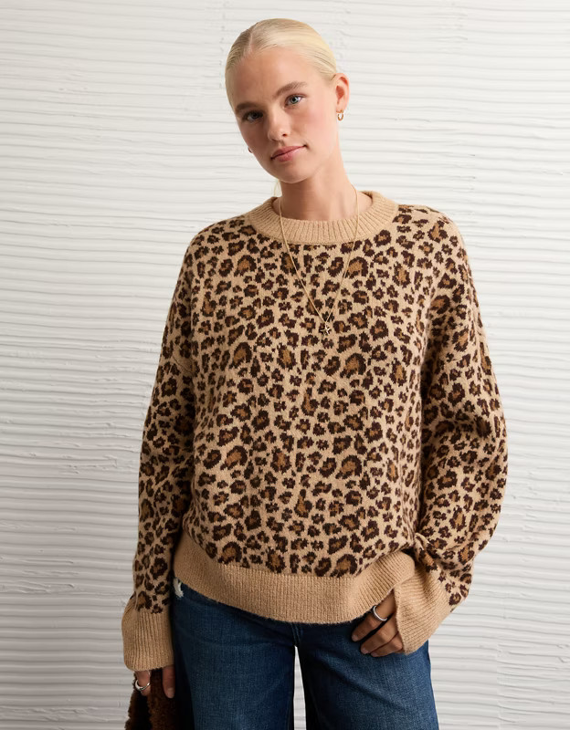 AE Whoa So Soft Classic Crew Neck Sweater | American Eagle Outfitters (US & CA)