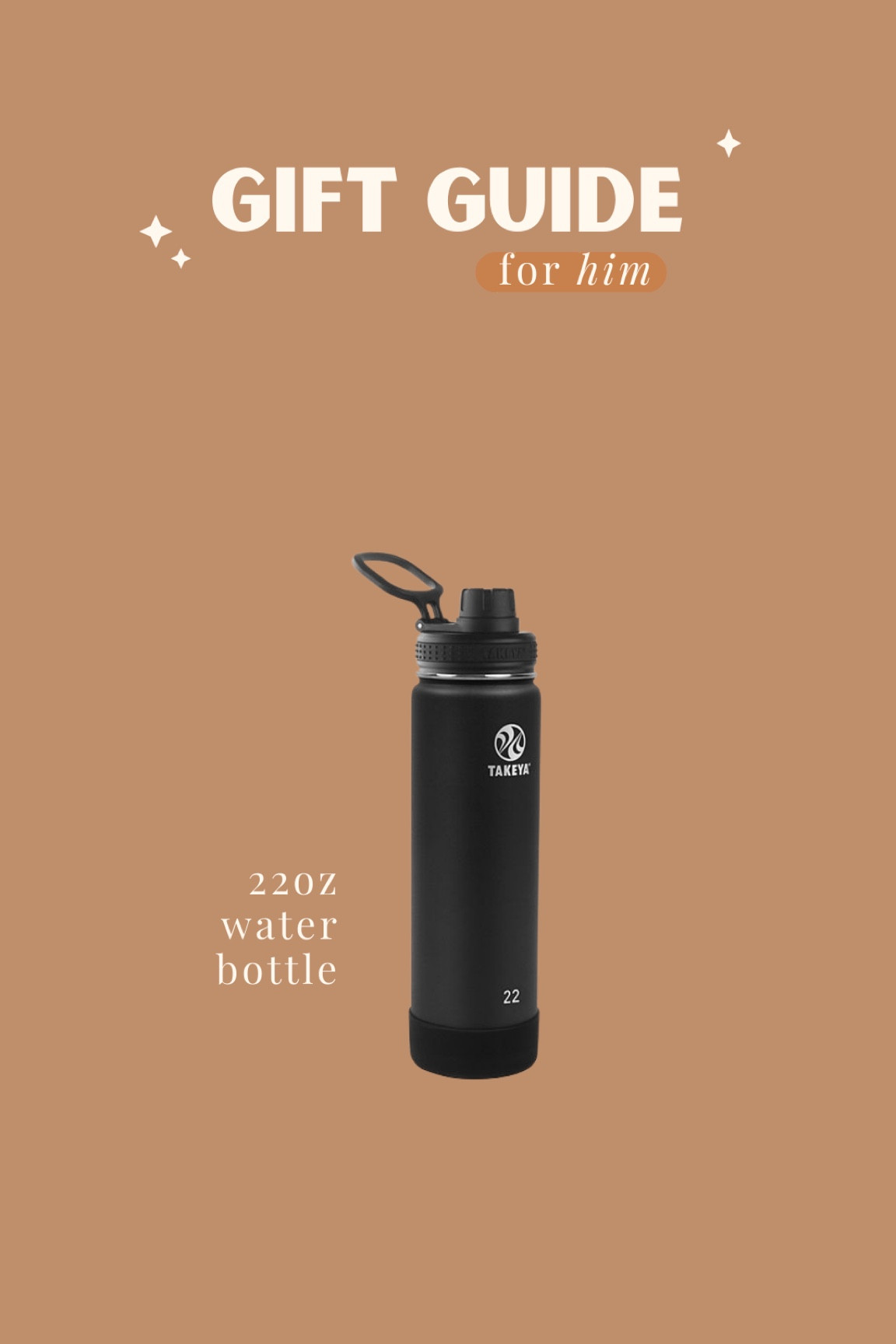 This bottle holds 22oz and is great for staying hydrated on-the-go! 💦 

#LTKGiftGuide #LTKunder50 #LTKmens