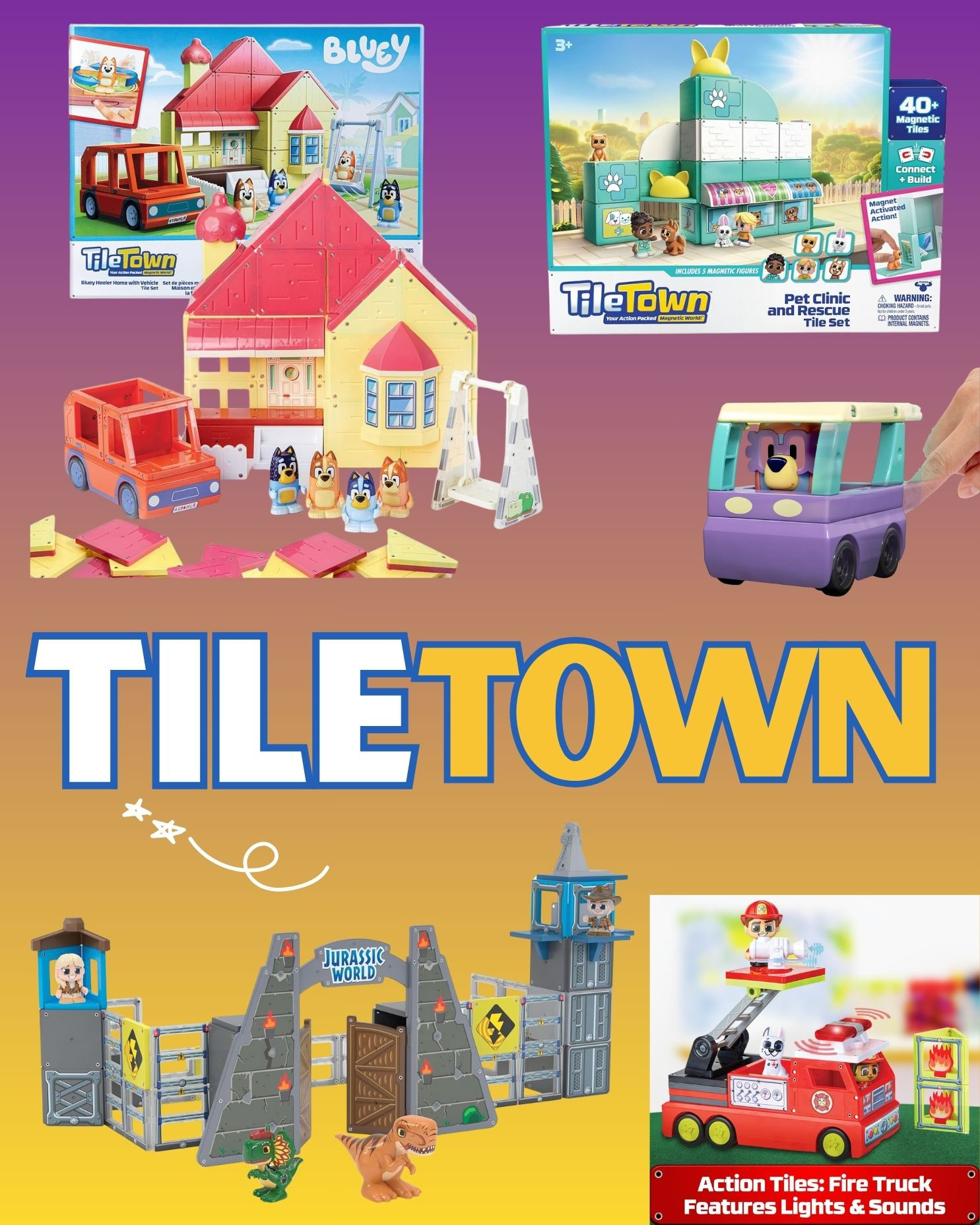 Tile Town is the new magnet block craze this Holiday season. Grab a set to gift hours of building fun. 

#LTKToys #LTKfinds #TileTown #MagnetBlocks #Dinosaurtoys #jurassicworldtoys #Giftguide  

 #LTKSeasonal #LTKKids #LTKFamily