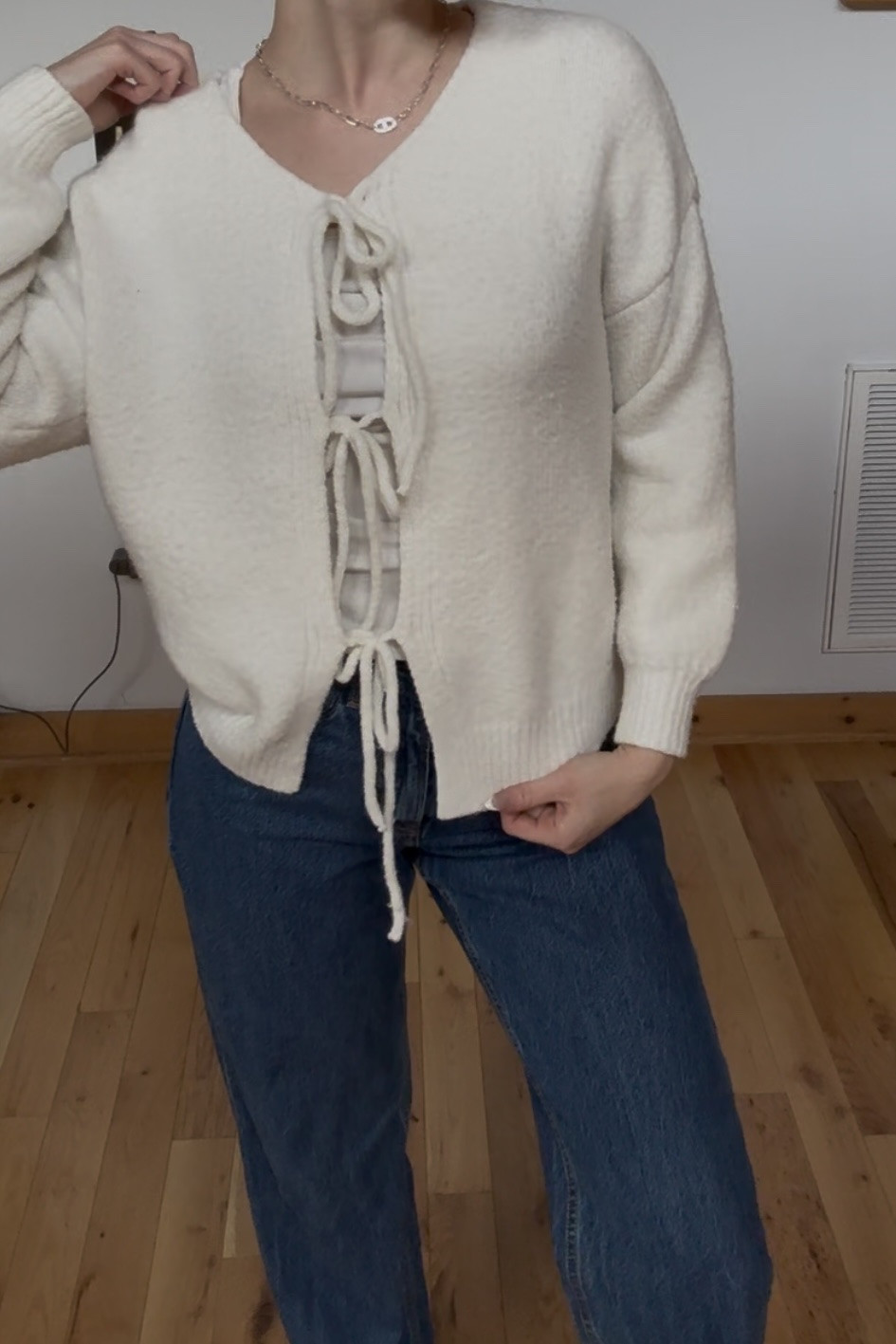 casual outfit, fall outfit ideas, fall fashion, fall sweaters, ootd, fashion finds, amazon fashion, fall style, fall fashion trends, trendy sweaters, bow sweater, cardigan, workwear, classy, modest 

 #LTKStyleTip #LTKWorkwear #LTKautumn