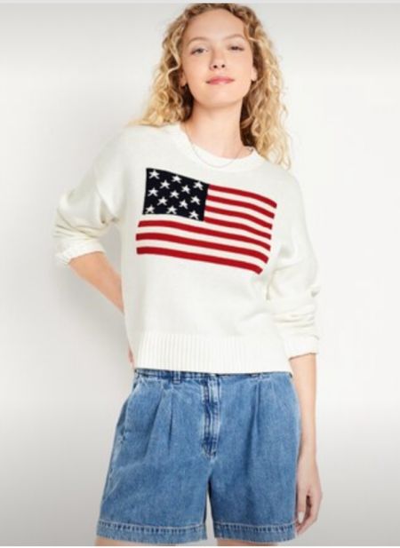 Flag Sweater 30% Off

#LTKTravel #LTKSaleAlert #LTKFindsUnder50
