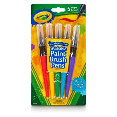 Crayola Paint Brush Pens 5ct | Target