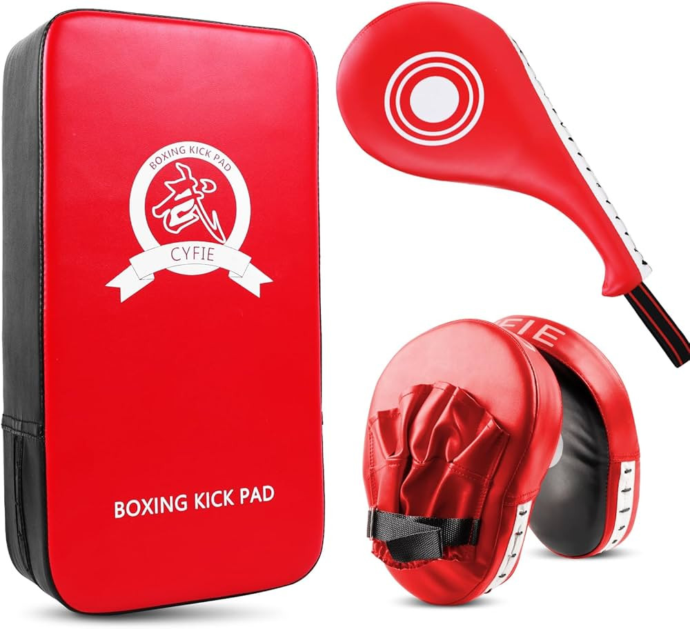 3 in 1 Boxing Training Equipment, Punching Mitts, Martial Arts Target Training Paddle and Kicking... | Amazon (US)