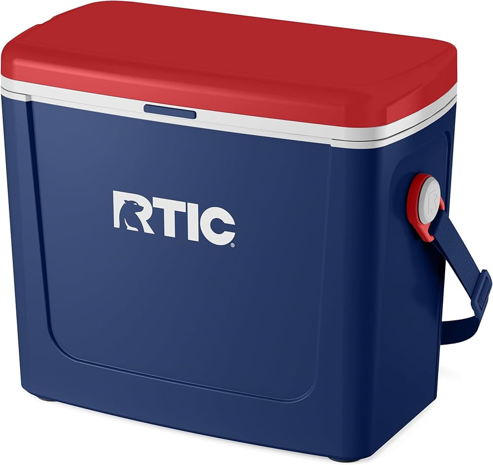 RTIC 16 Qt Road Trip Cooler, Hard Insulated Portable with Strap and Handle for Outdoor, Beach, Pi... | Amazon (US)