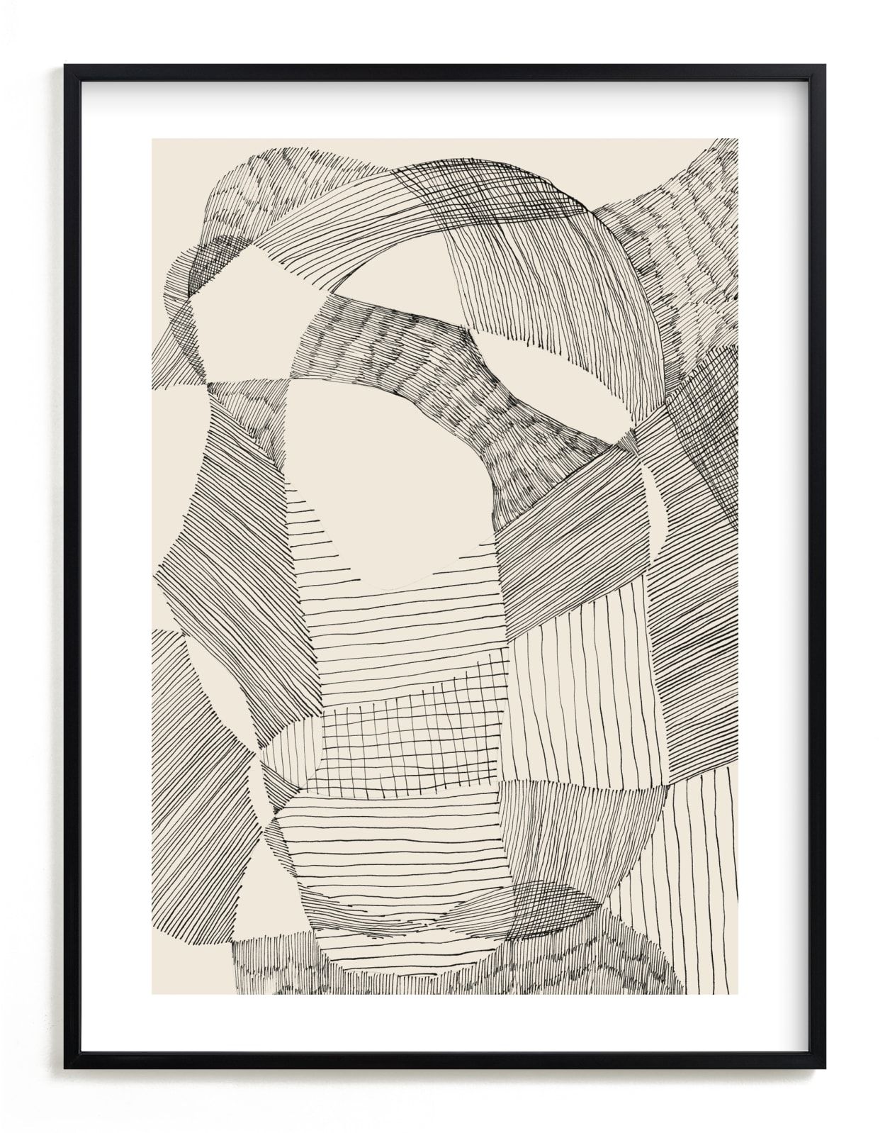 "Random Land II" - Drawing Limited Edition Art Print by Catilustre. | Minted
