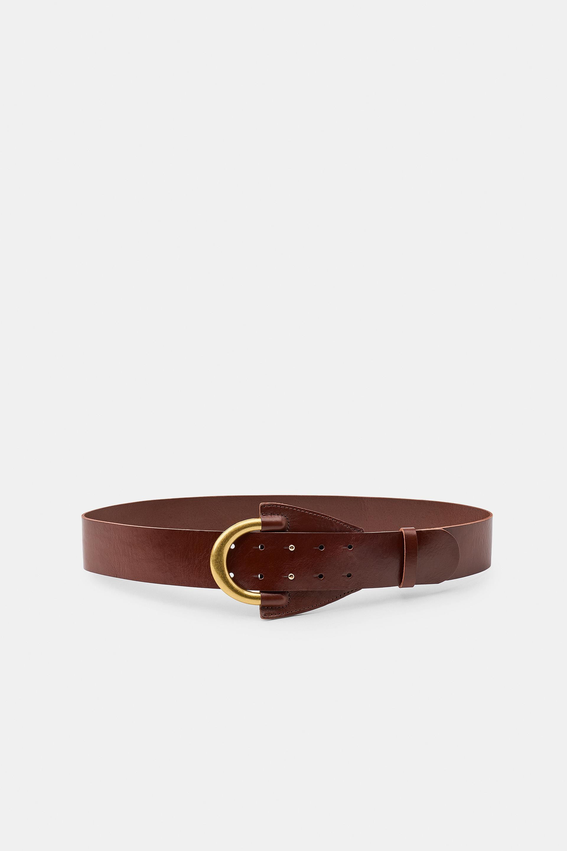 CEINTURE LARGE À PASSANT MÉTALLIQUE | Zara FR