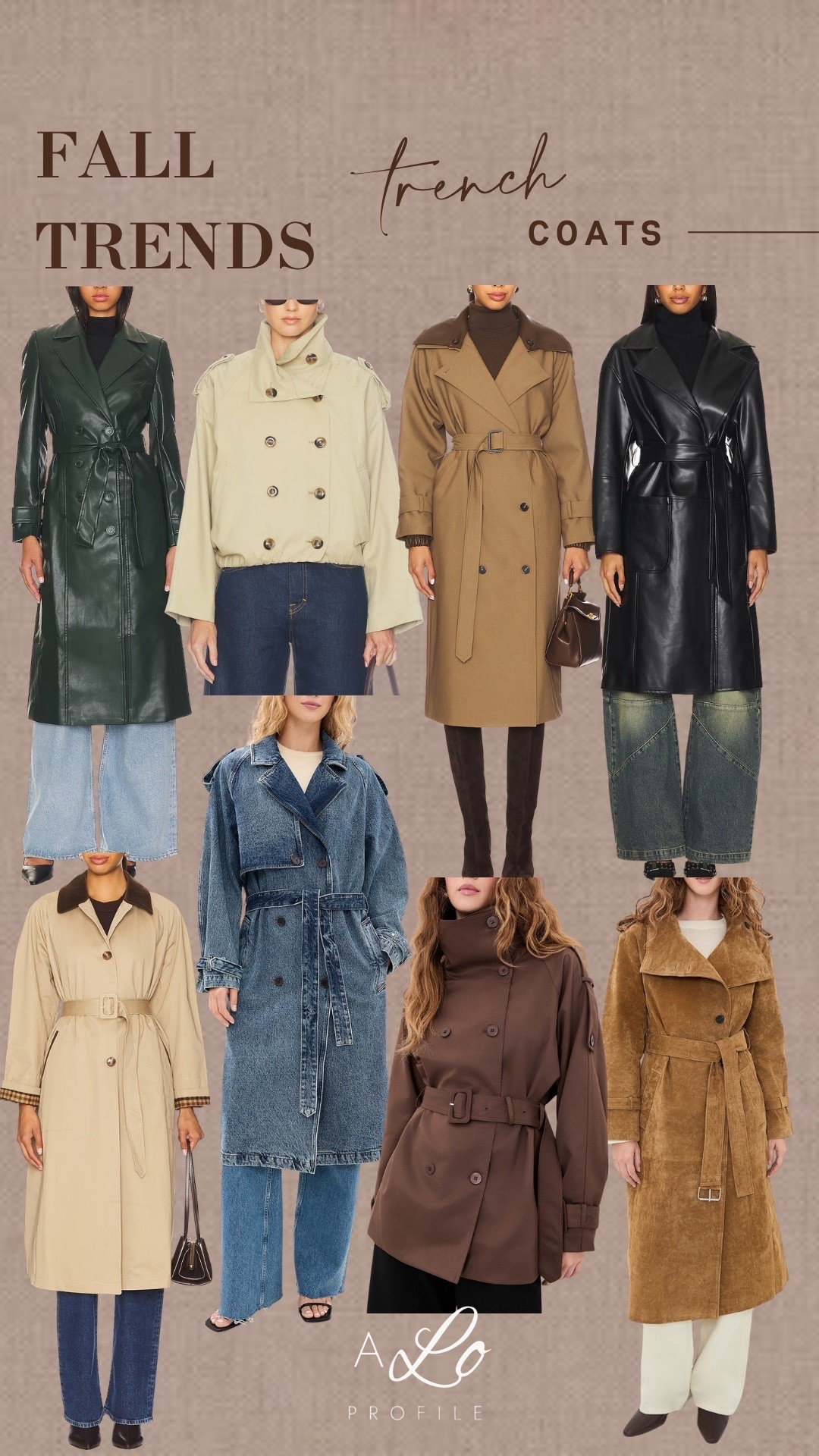 Trench Coats: Fall Jackets on Trend // fall coat, fall jacket, fall style, fall fashion, trench coats, trench coats for fall, fall fashion trends, trending for fall, cropped trench coat